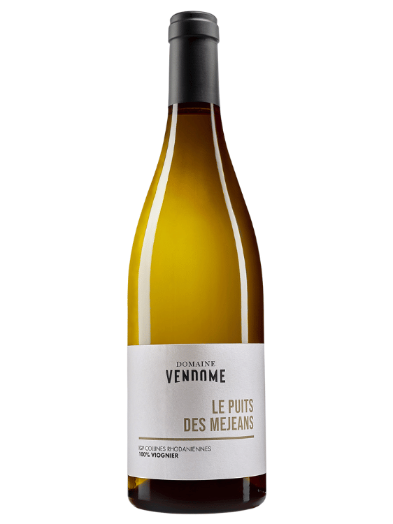 La cuvée 100% viognier du Domaine Vendome à Larnage : Le Puits des Mejeans