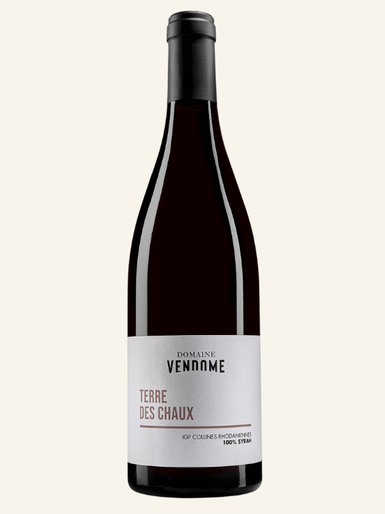 Domaine Vendome | IGP Collines Rhodaniennes, cuvée Terre des Chaux, vin rouge 100% syrah à Larnage, Drôme